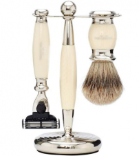 Бритвенный набор Truefitt & Hill Edwardian Mach3 слоновая кость 3 предмета