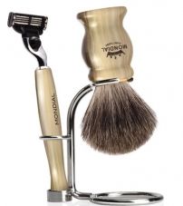 Бритвенный набор: станок, помазок, подставка MONDIAL MOON-PR-603-STK-NK-M3