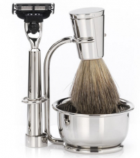 Бритвенный набор: станок, помазок, подставка MONDIAL ST-465-LMT