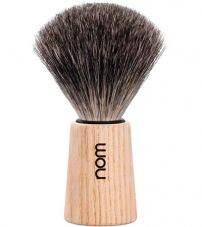 Помазок NOM, THEO натуральный барсучий ворс, ясень