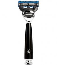 Бритва MUEHLE RYTMO, Fusion, черная смола