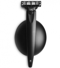 Подарочный набор Bolin Webb R1, бритва R1 черная матовая, подставка R1 черная