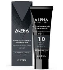 Краска-камуфляж для бороды ALPHA HOMME 1/0 черный -40мл.