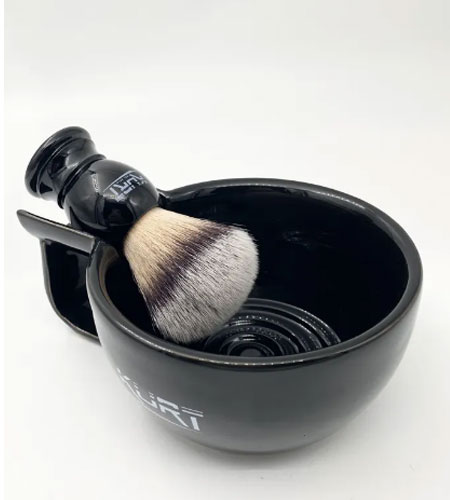 Чаша для бритья керамическая с ручкой, KURT K_40049