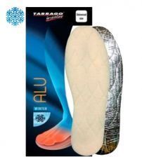 Стельки TARRAGO ALU, искусственная шерсть/фольга, безразмерные 36/46.