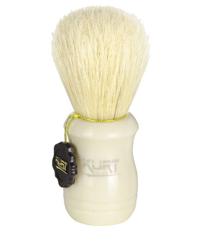 Помазок для бритья с ворсом кабана на пластиковой подставке, KURT К-60216