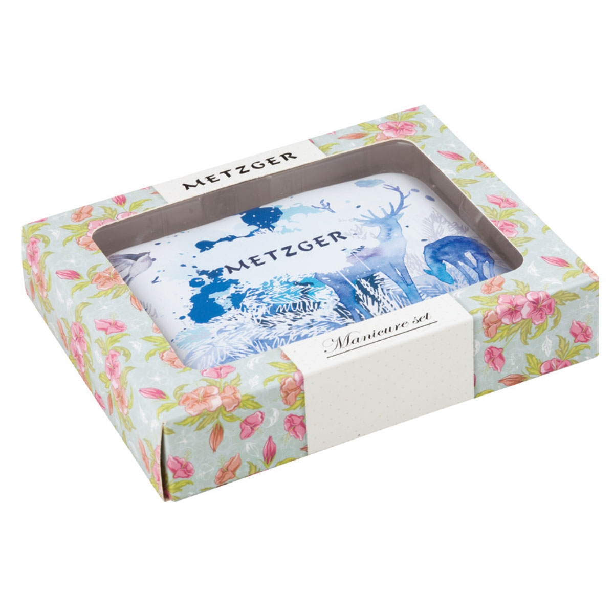 Маникюрный набор Metzger MS-3957(8)-SMALL-(6 предметный) (Зима)