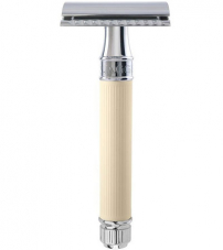 Т-образный хром бежевое резиновое покрытие Edwin Jagger DE87RC14BL