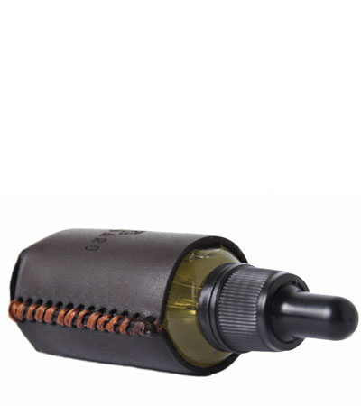 Кожаный чехол для масла 30 мл. BARBARO