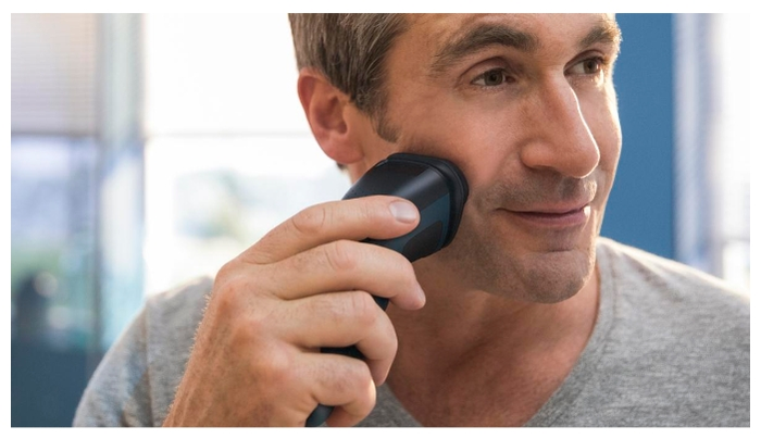 Электробритва PHILIPS S1131/41, черный и синий