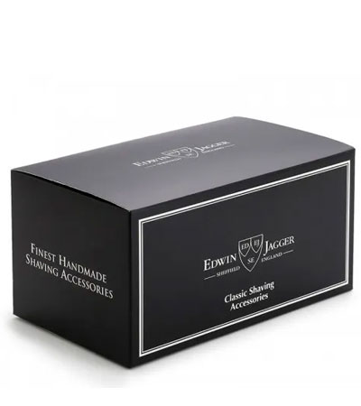 Бритвенный набор Edwin Jagger ( т- образная бритва DE89 c глянцевой ручкой , помазок из барсучего ворса Pure и подставка)S81M8911