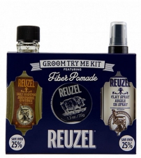 Подарочный набор для волос Reuzel Набор Groom Try Me Kit Fiber Pomade