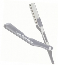 Бритва для подбривания затылка и шеи Feather Nape Razor NR-H, серая