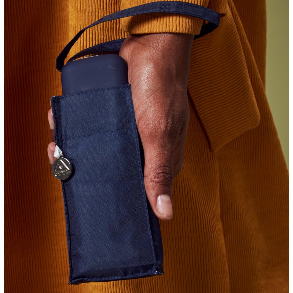 Суперлегкий синий зонт, унисекс, механика, Tiny, Fulton L500-033