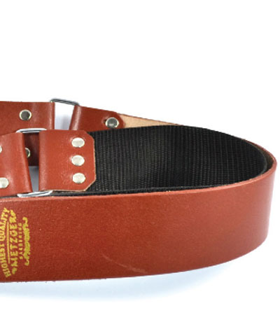 Кожаный ремень для правки бритвы Metzger Brown Lb-12529