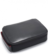 Дорожный несессер Bolin Webb, черная кожа