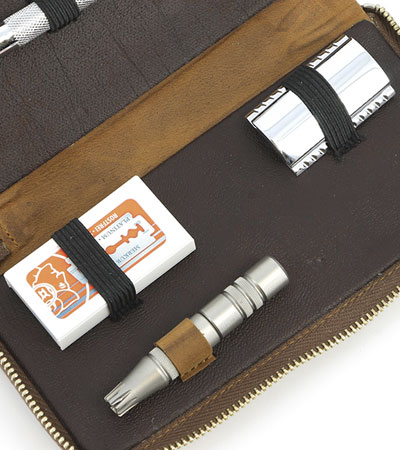 Набор бритвеный дорожный DOVO 4016066