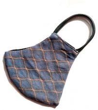 Маска защитная многоразовая "Морская волна" женская