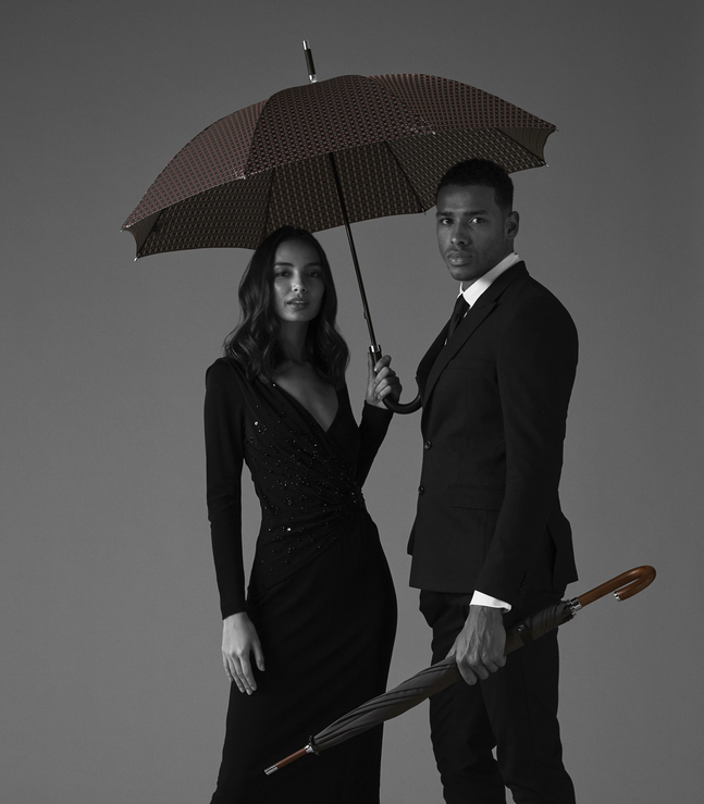 Зонт женский трость Fulton L850-3458 PinkFoulard (Розовый платок)