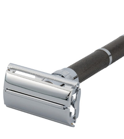 Станок для бритья Erbe, цвет хром, ручка черная 6491