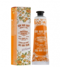 Крем для рук "Миндаль и мед" Institut Karite Almond And Honey Hand Cream -30мл.