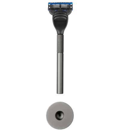 Набор Bolin Webb Generation, бритва матовый графит, подставка матовый графит