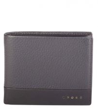 Кошелёк, Cross Nueva FV, кожа наппа, фактурная, коричневый, 11 х 1,5 х 9 см