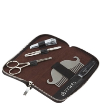 Мужской набор для бороды, усов и ногтей "FOR MEN" 5 предметов DEWAL 1764MEN