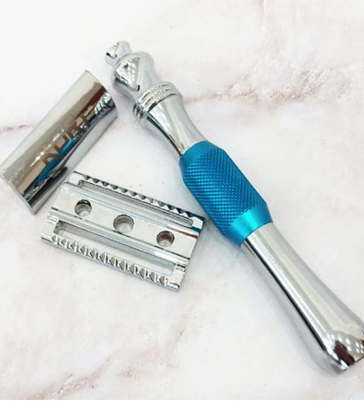 Классический станок для бритья KURT К_20020Blue