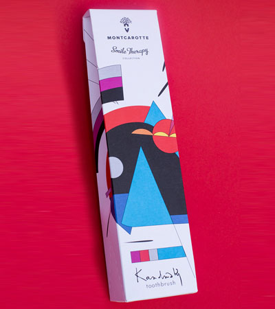 Зубная щетка  Monrcarrote "Кандинский" из коллекции «Абстракционистов» 12+