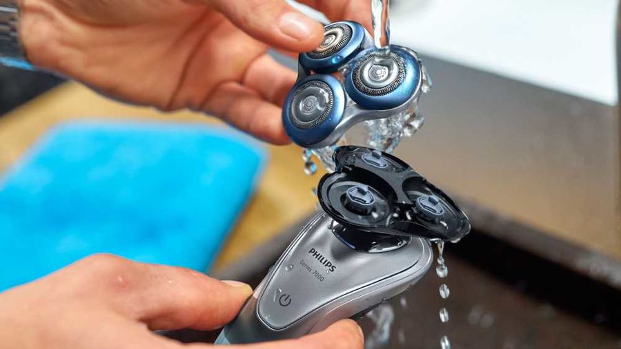 Электробритва PHILIPS Series 7000 S7910/16, серый и голубой