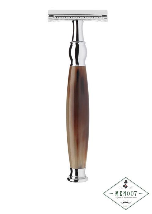 Т-образная бритва MUEHLE SOPHIST, натуральный рог