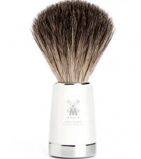 Помазок MUEHLE LISCIO, натуральный барсучий ворс, белая смола