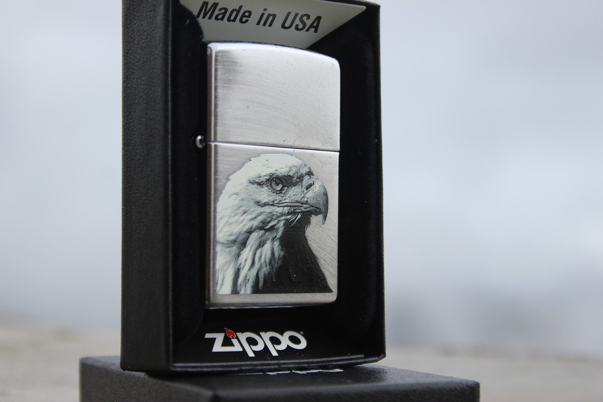 Зажигалка Chrome Arch ZIPPO 24647 EAGLE HEAD