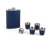 Набор фляга + 4 стопки + воронка S.QUIRE FLS008