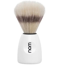 Помазок NOM LASSE, щетина кабана, белый пластик