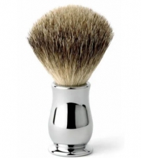 Помазок для бритья Edwin Jagger Chatsworth Metal Plain хром CSBBB