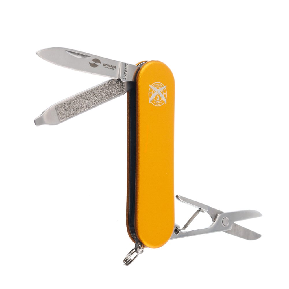 Нож перочинный STINGER FK-K7003LG-GOLD