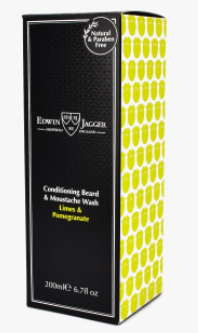 Шампунь для усов и бороды Edwin Jagger ( Лайм и Гранат ) -200мл.