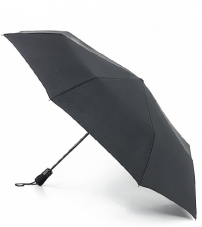 Мужской черный зонт-автомат с огромным куполом Jumbo, Fulton G323-01
