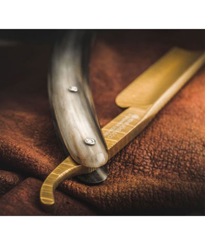 Опасная Бритва BOKER DAMASCUS GOLD HORN 5/8 BK140524DAM