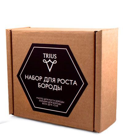 Набор для роста бороды Trius