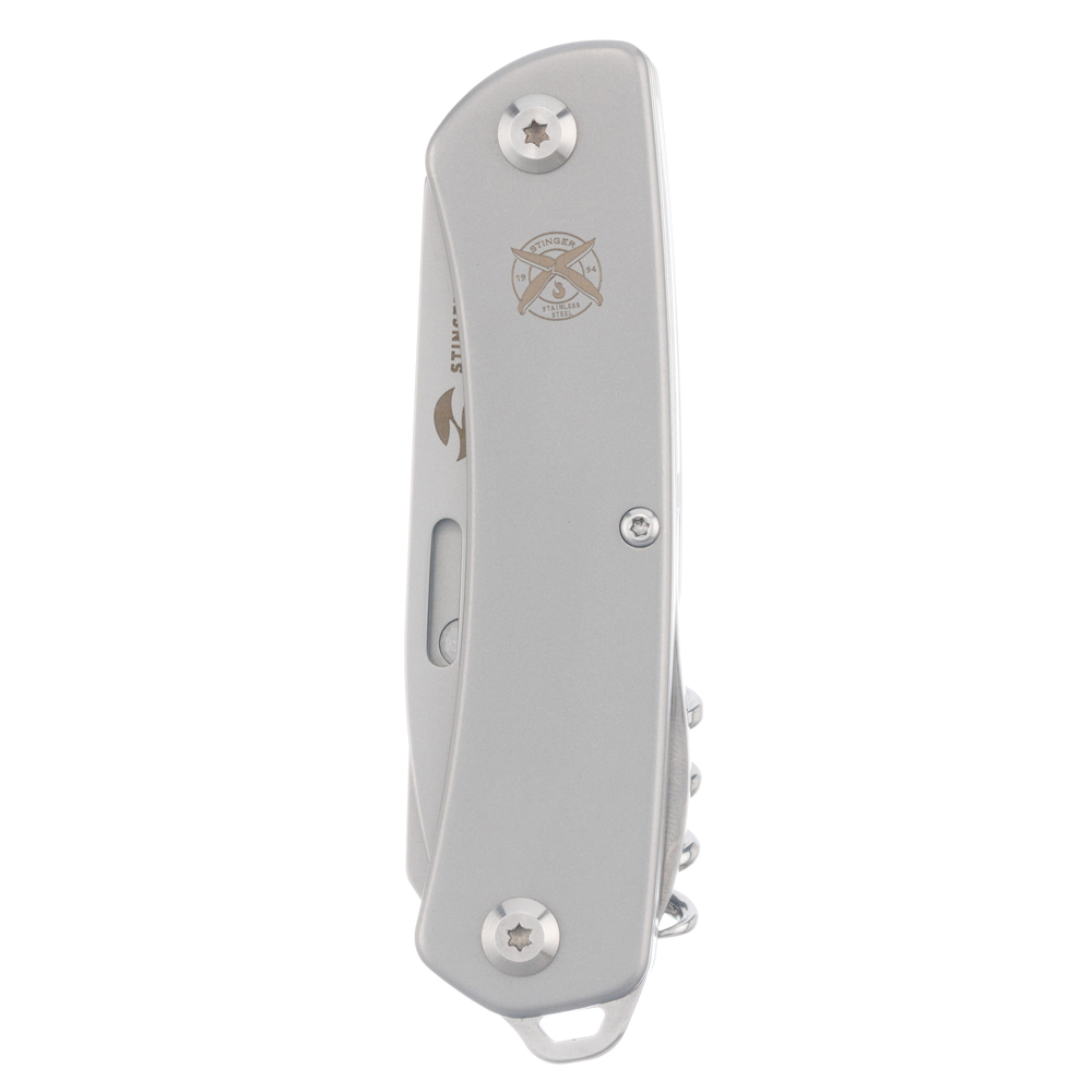 Нож перочинный 103 мм, 10 функций, в картонной коробке STINGER FK-GHS1-S