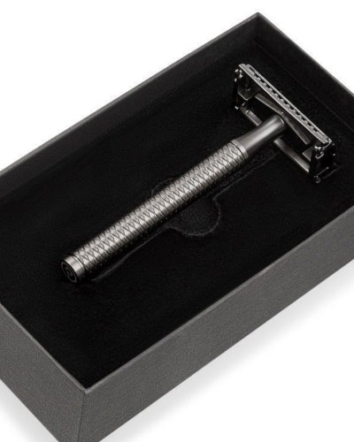 Бритвенный станок Space Gray Т-образный Rebel Barber (Бабочка) ПРЕМИУМ