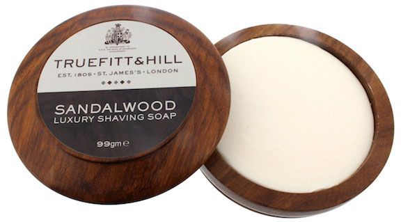 Мыло-люкс для бритья в деревянной чаше Truefitt & Hill Sandalwood -99гр.