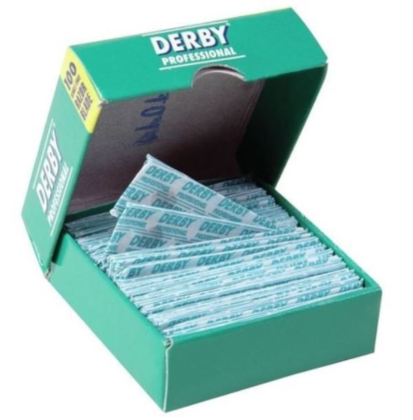 Лезвия для шаветты Derby Professional Single Edge Razor Blades