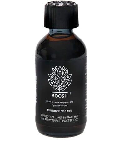 Лосьон для роста волос и бороды BOOSH Minox + 10% -60мл.