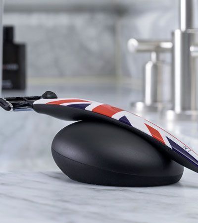 Подарочный набор Bolin Webb R1, бритва R1 Union Jack, подставка R1