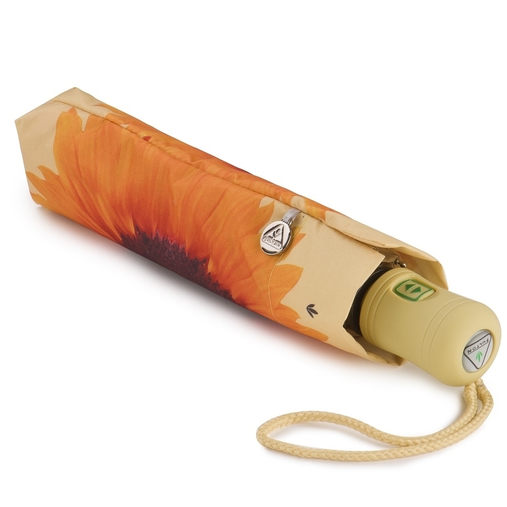 Женский зонт с принтом «Подсолнух», автомат, OpenClose-4, Fulton R346-3055