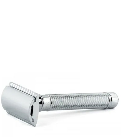 Станок Т-образный хром Edwin Jagger Knurled DE89KN14BL